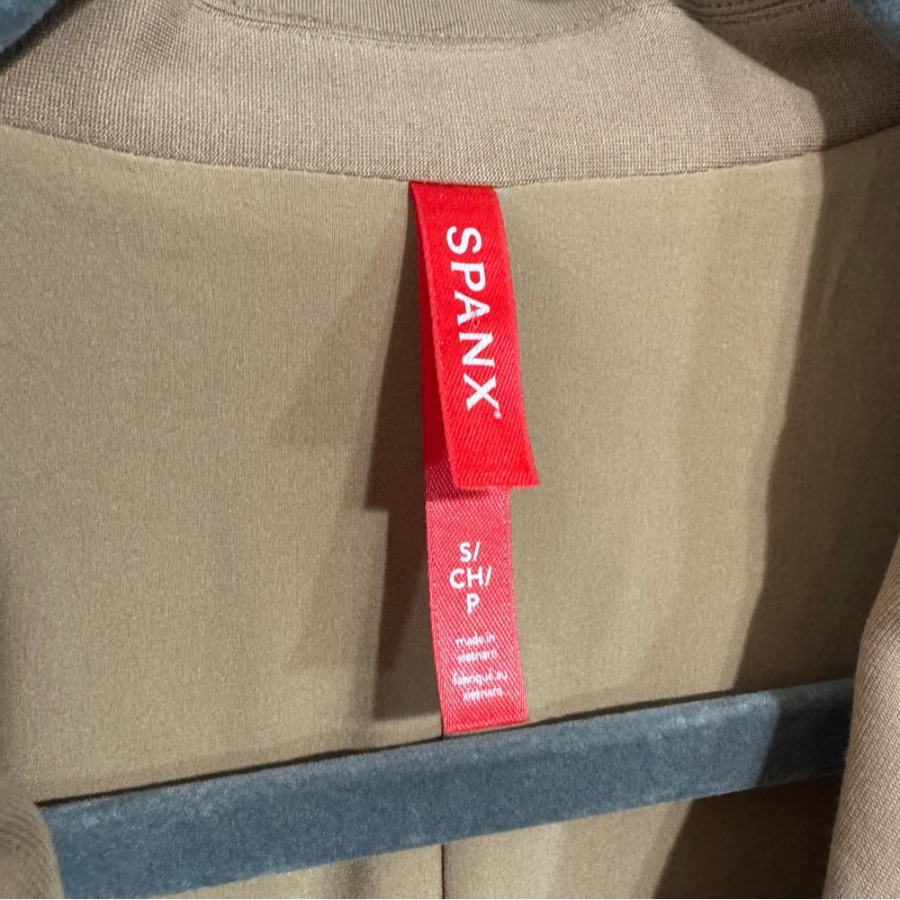 NWT SPANX Ponte vest Tan Sleeveless Dress small - Picture 2 of 9